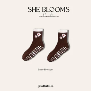 Berry Blossom Gripsocks ถุงเท้ากันลื่น