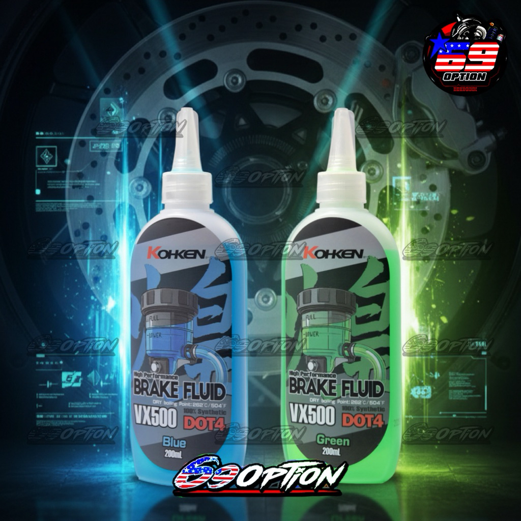 น้ำมันเบรค KOHKEN DOT4 ของแท้ ขนาด 200ML