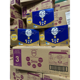 [ยกลัง] นมผงไฮคิว ซูเปอร์โกลด์ สูตร3 hi-q super gold 3850 [ยกลัง 3กล่อง] [ทอง]