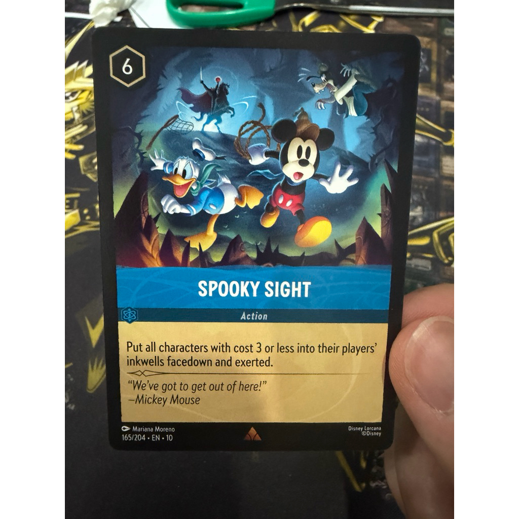 Disney Lorcana 165/204 EN10 Spooky Sight  Rare