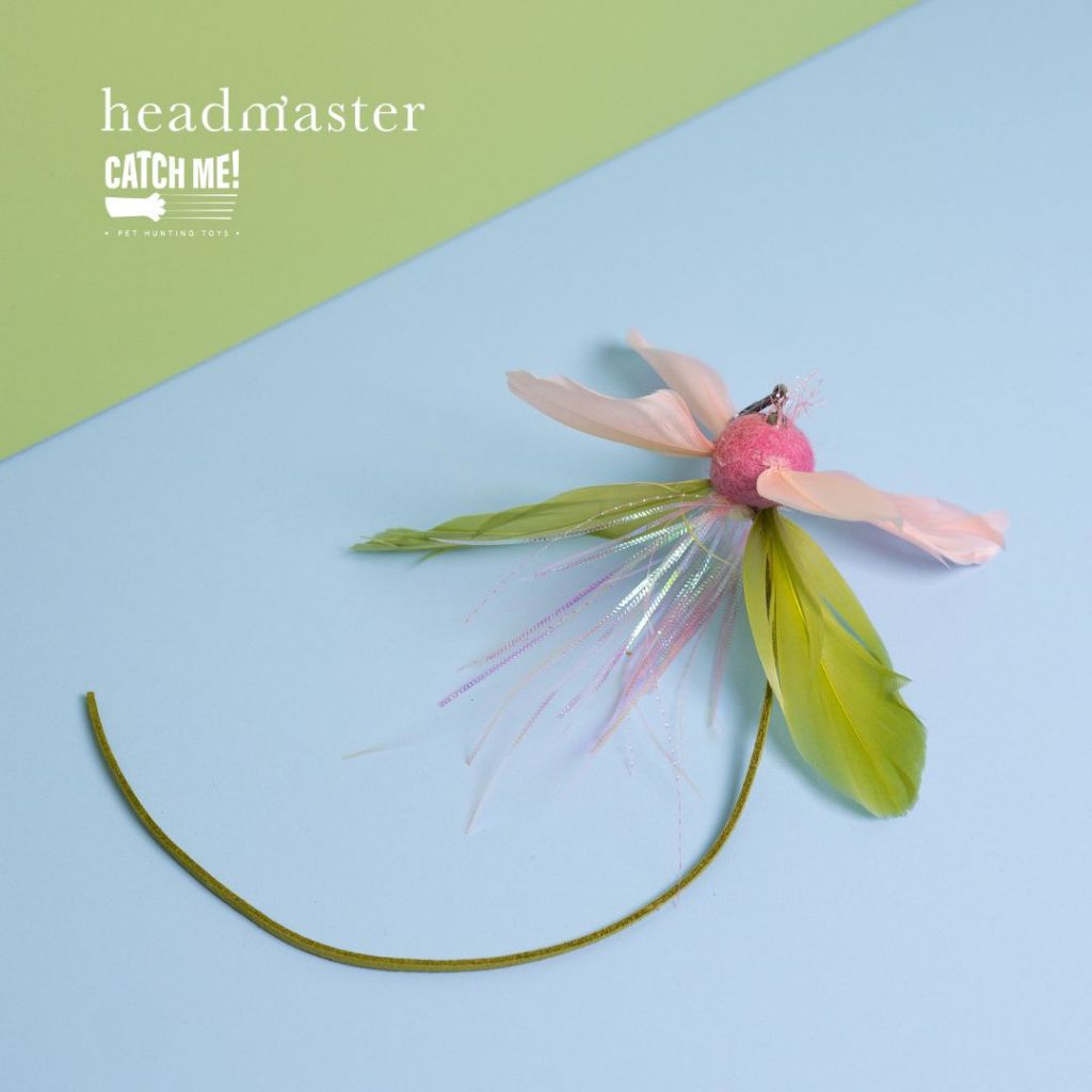 Catch Me! Looks Like Flower Cat Teaser Refill Head หัวล่อแมว อุปกรณ์ ไม้ตกแมว ไม้ล่อแมว
