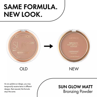 Catrice Sun Glow Matt Bronzing Powder บรอนซ์เซอร์เนื้อแมตต์ คอนทัวร์
