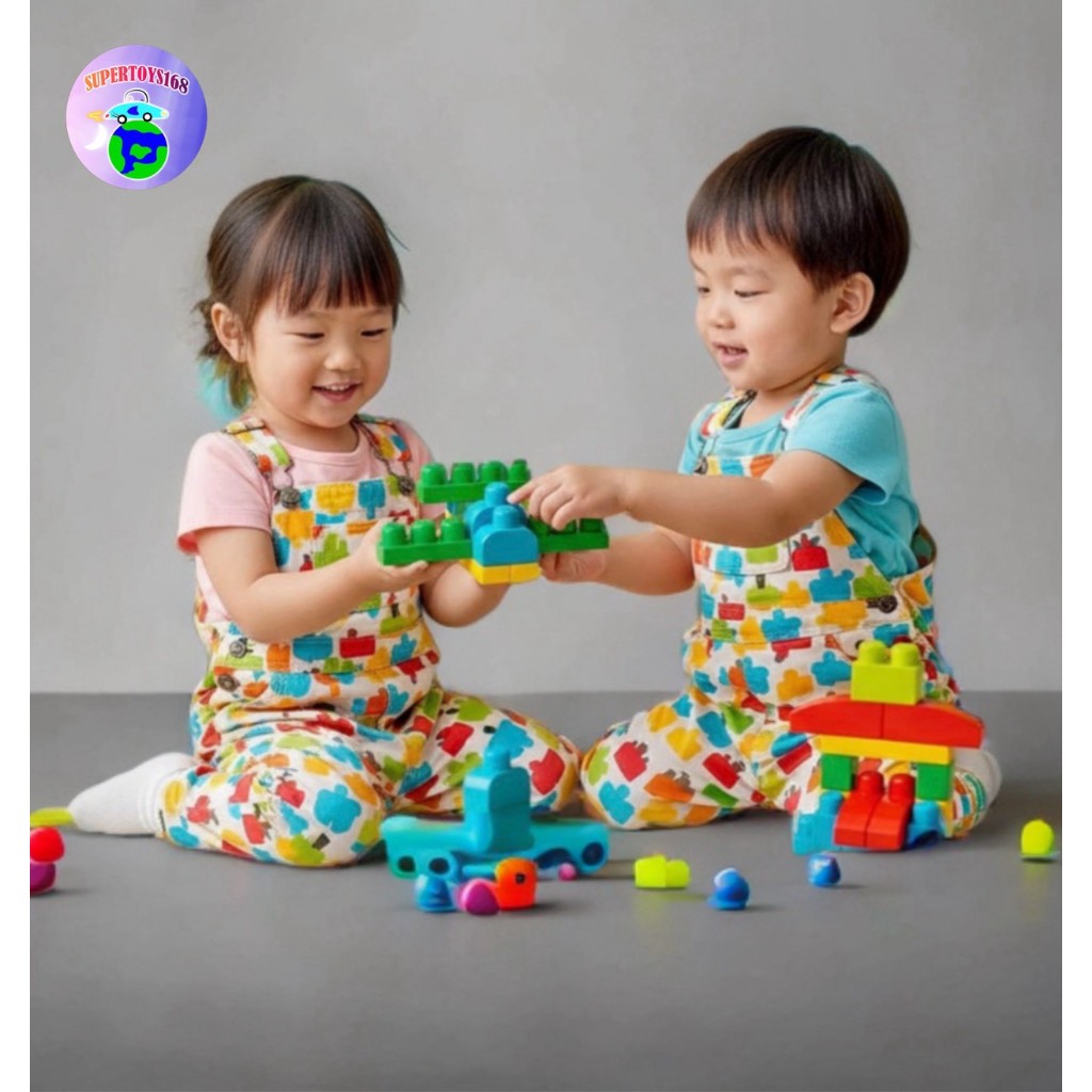 supertoys168 ของเล่นชุดบล็อกตัวต่อหลากสี 100ชิ้น LB868-1T