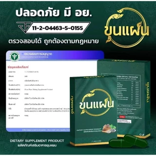 ขุนแผน ผลิตภัณฑ์อาหารเสริม ชาย สูตรสมุนไพร กล่องเขียว 1 กล่อง 8แคปซูล