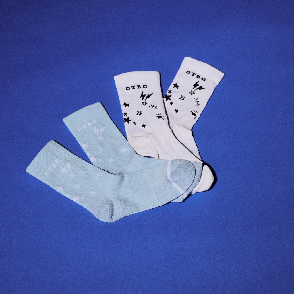 Pro-knitting Crew Socks (ถุงเท้าออกกำลังกาย)