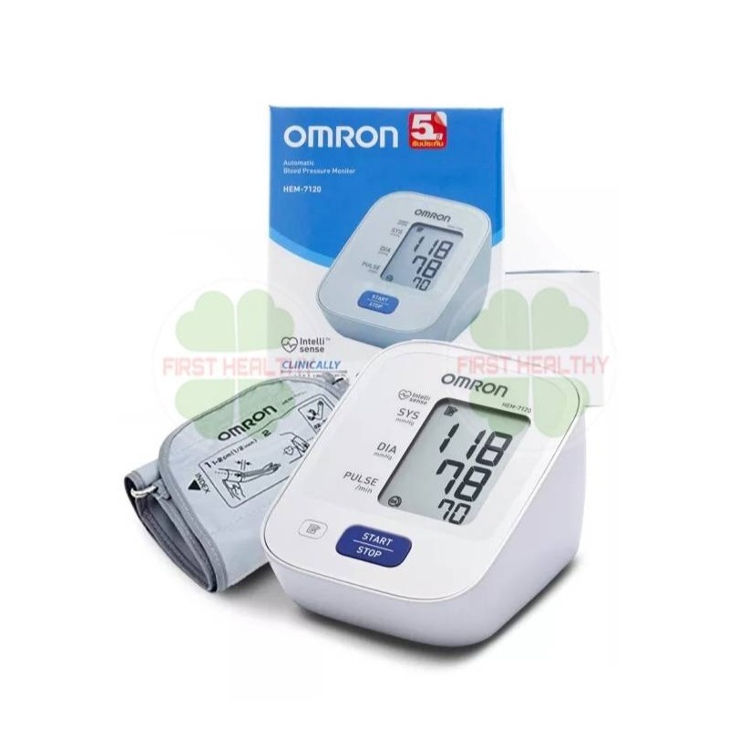 OMRON เครื่องวัดความดัน รุ่น HEM-7120 แถมฟรี Adapter รับประกัน 5 ปี