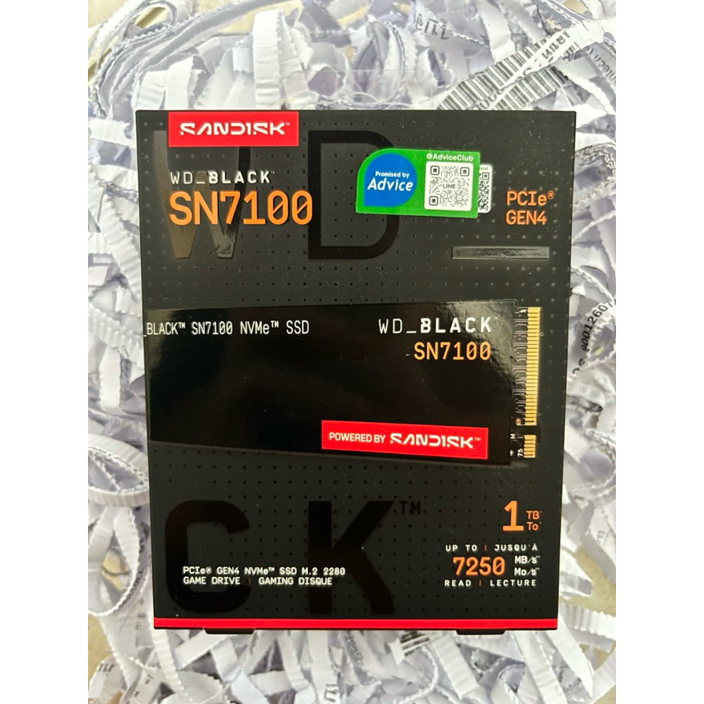 SSD M.2 WD BLACK SN7100 1TB
