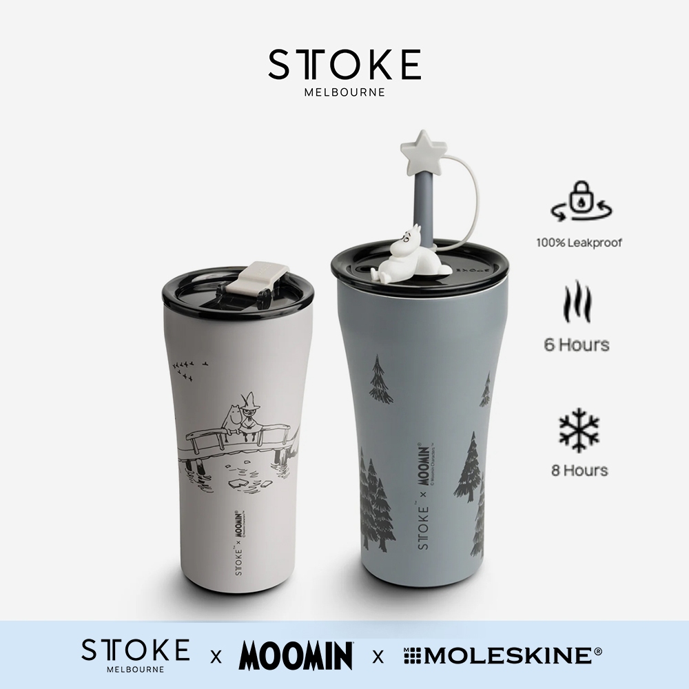 STTOKE x MOOMIN แก้วเก็บอุณหภูมิ คอลเลกชันพิเศษสุด Limited ลายมูมิน ผลิตจำนวนจำกัด