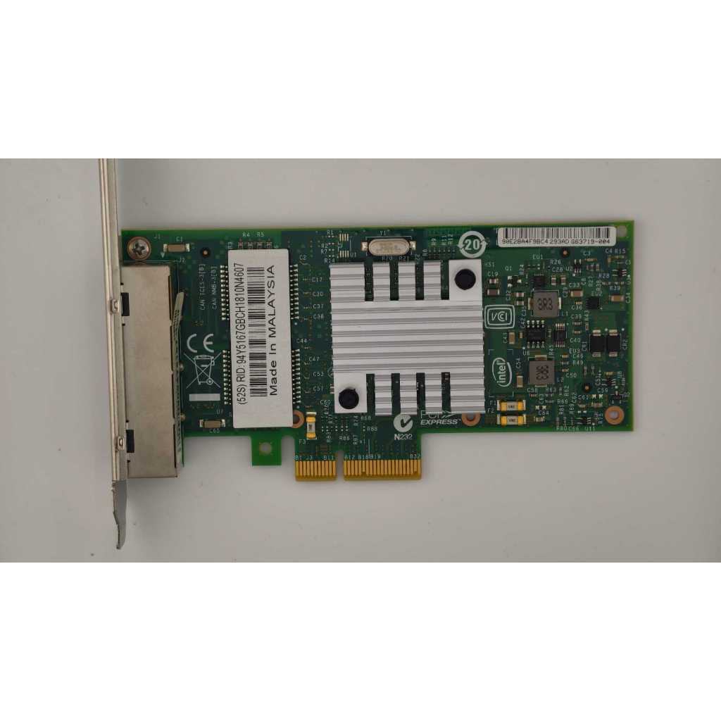 IBM Lenovo 49Y4241 94Y5167 intel 82580 Intel i340t4 สไตล์เดียวกัน PCI-E X4 Port
