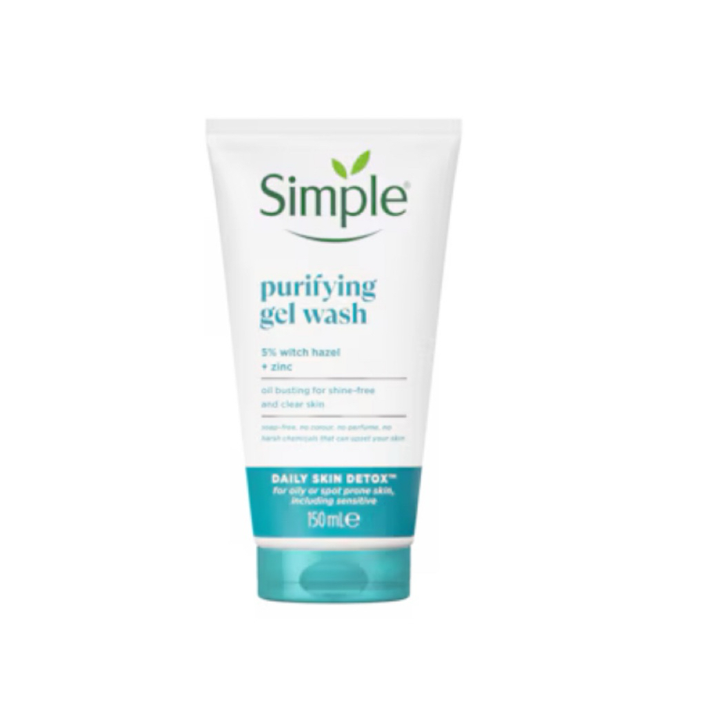Simple Daily Skin Detox Purifying Gel Wash 150 ml. โฟมล้างหน้า