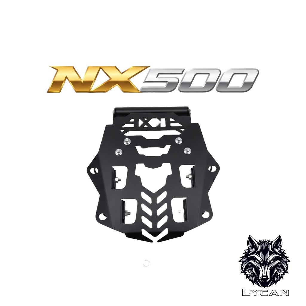 ชุดสุดคุ้ม 3 อย่าง Honda NX500 ยึดชิว + ชิวแต่งv.1( 4 มิล ) + กาดหม้อน้ำ black Nx500 ( สีดำ)🔵M🔵