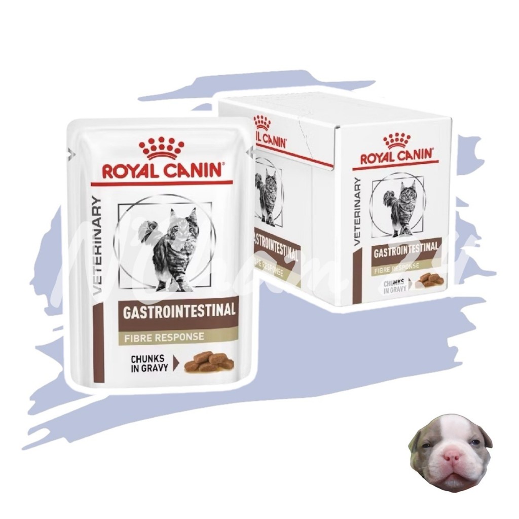 Royal Canin Gastrointestinal Fibre บรรจุ 85 กรัม อาหารเปียก สำหรับแมวท้องผูก Fiber