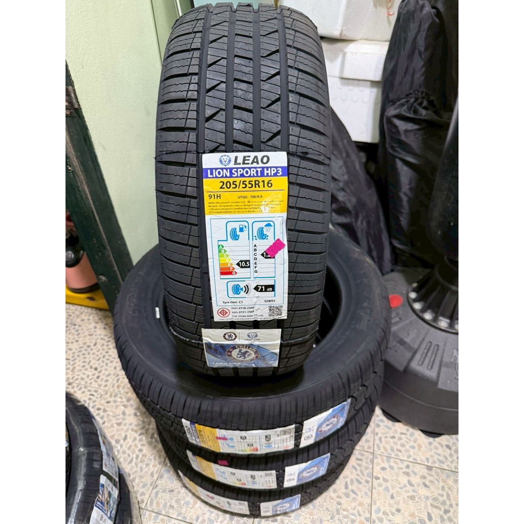 ยางใหม่ ยางไทย LEOA รุ่น lion sport HP3 205/55 R16 ปี2025 📍ราคาต่อเส้น พร้อมส่ง