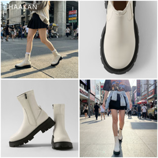 CHAAKAN [สินค้าจากเกาหลี 100%] Exit Ankle Boots รองเท้าบู๊ท …