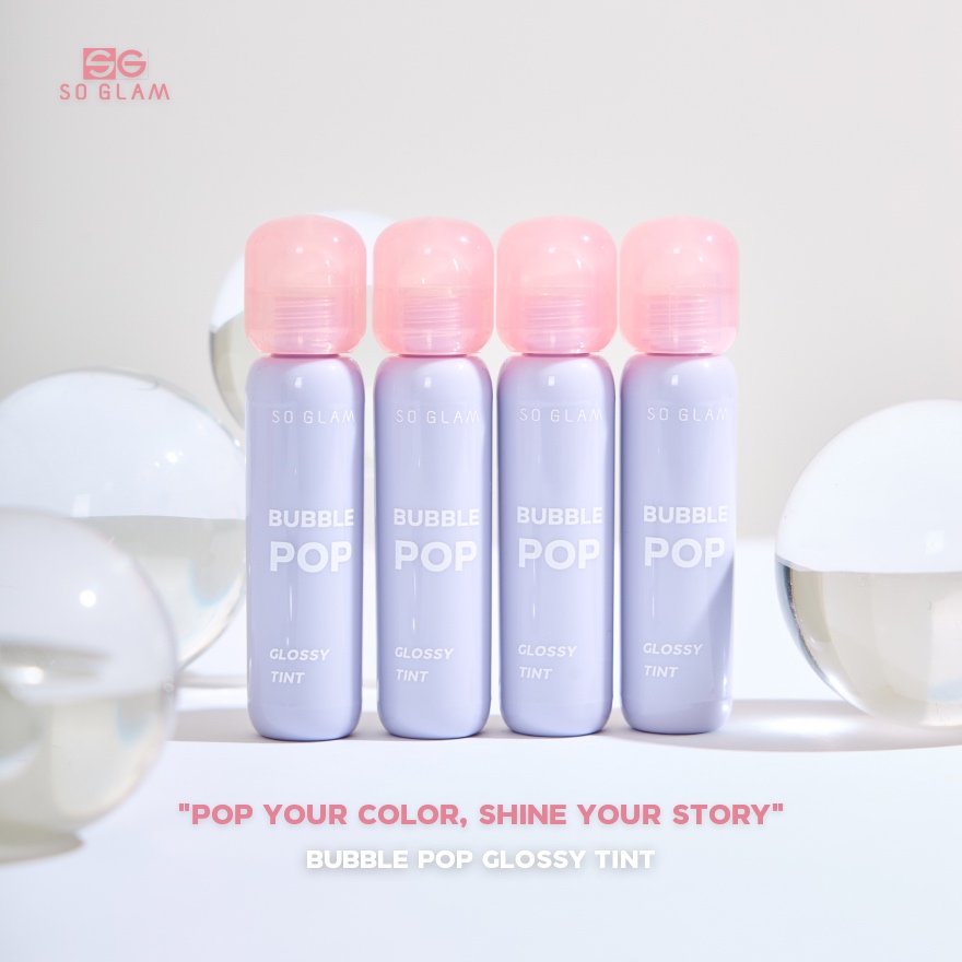 SO GLAM BUBBLE POP GLOSSY TINT 004 ZERO O'CLOCK โซ แกลม บับเบิ้ล ป๊อป กลอสซี่ ทินท์ 004 — صورة 2