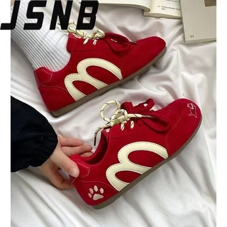 รองเท้าผ้าใบสตรีใส่สบาย ไซส์ใหญ่ 36-42!- ดีไซน์เรียบง่าย ใส่เดินทั้งวันไม่เมื่อย เหมาะกับทุกไลฟ์สไตล์