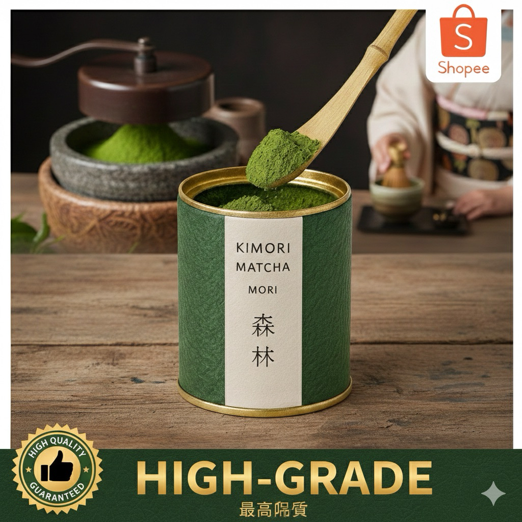 ✨ ผงชาเขียวมัทฉะแท้ เกรดพิธีการ (Ceremonial Blend) นำเข้าจากฟุกุโอกะ 🇯🇵 - Signature Matcha Mori 50g ✨