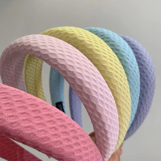 ที่คาดผมเกาหลี โทนสีพาสเทลหวานๆ พร้อมส่ง6สี (รหัสY62)