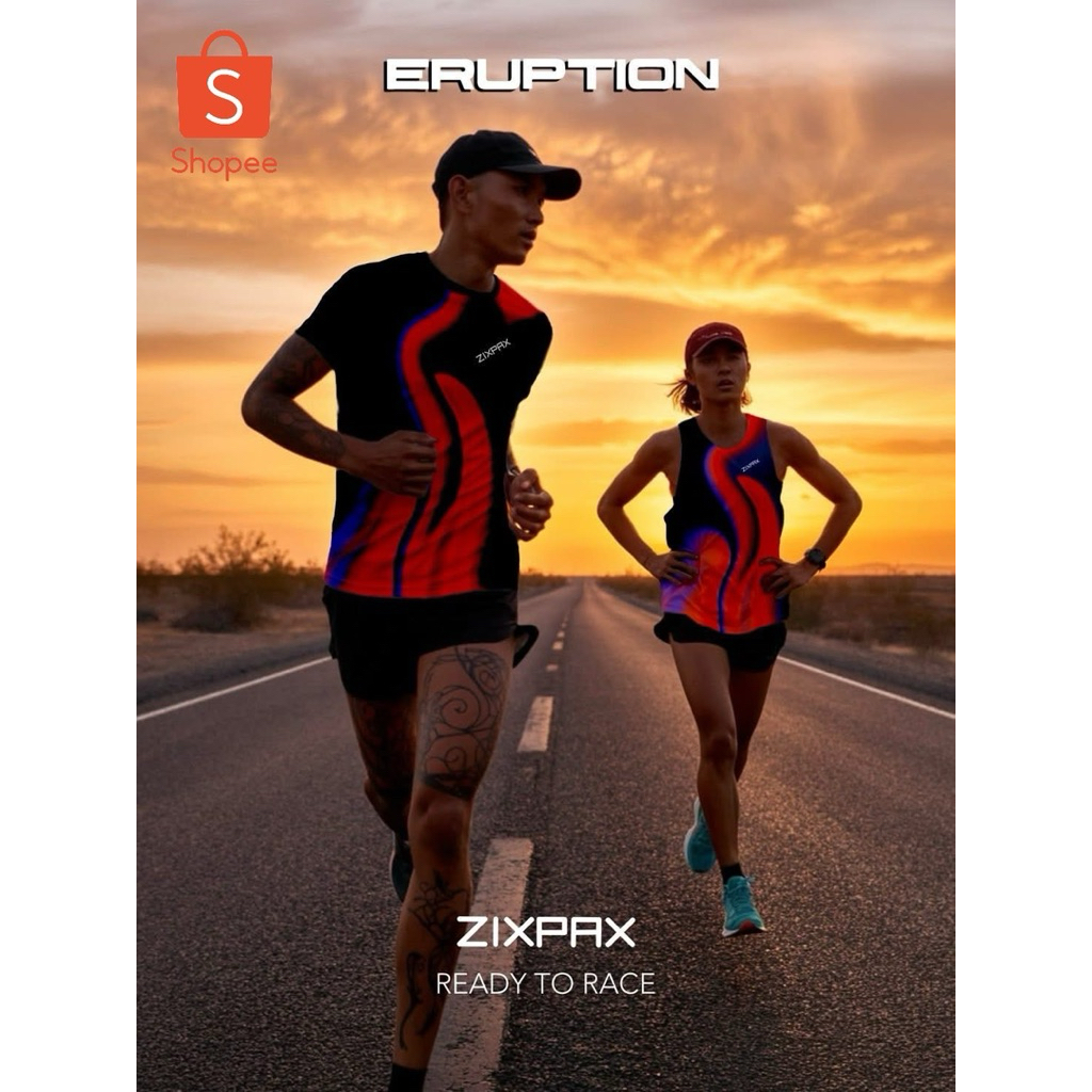 เสื้อวิ่ง รุ่น ERUPTION RUNNING T-SHIRTS ปลุกพลังในตัวคุณ! เผยความร้อนแรงด้วย ERUPTION RUNNING T-SHI