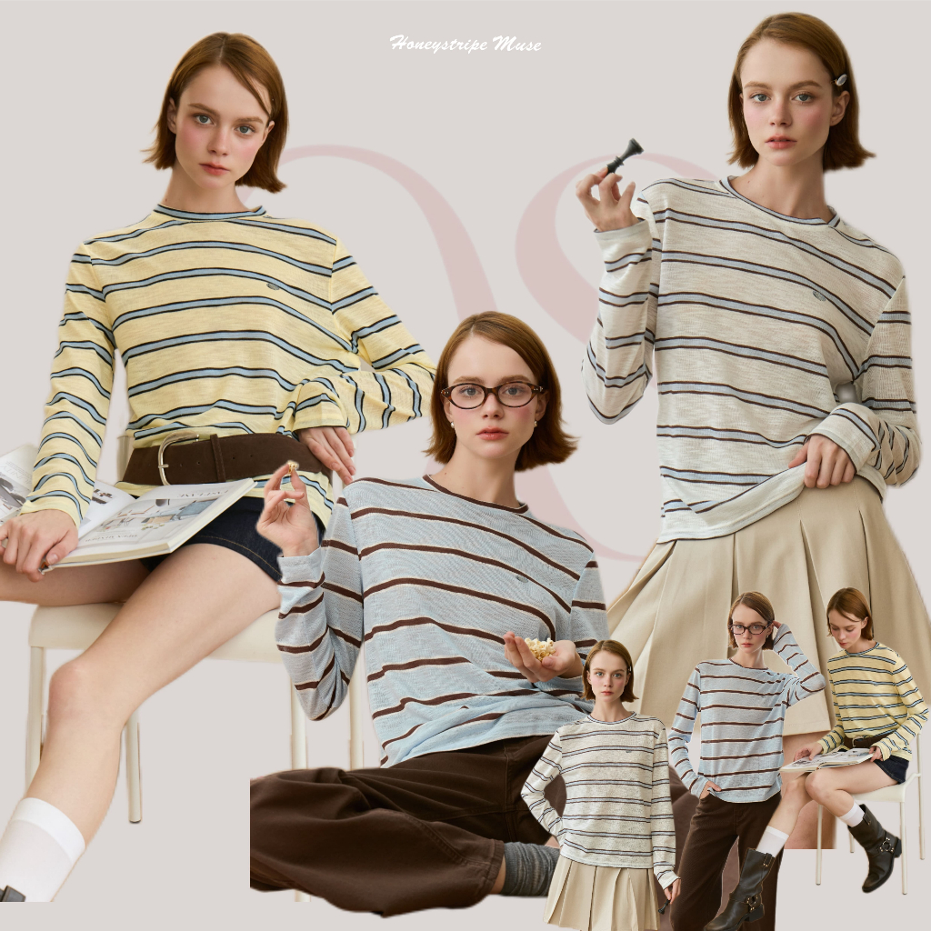 CelebrityStyle - CS9 Loly Stripe Top