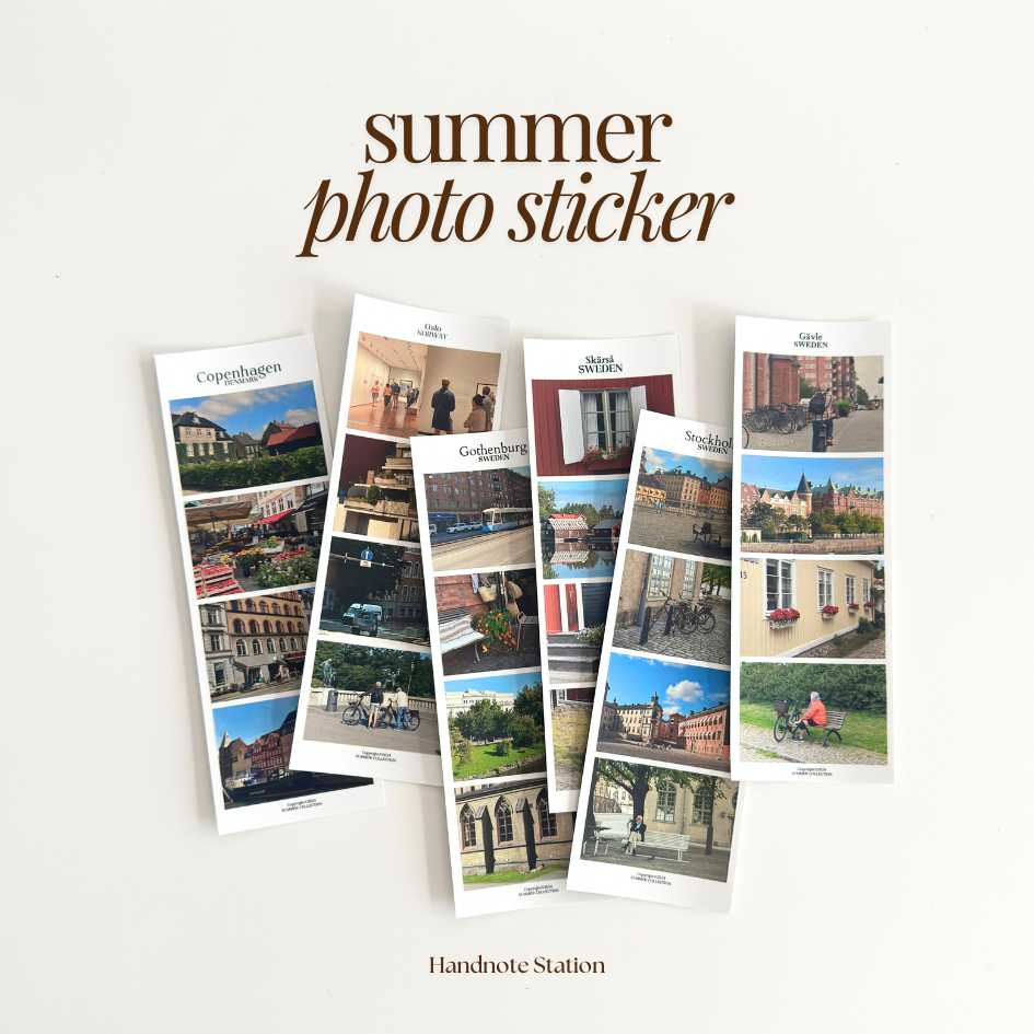 พร้อมส่ง - สติกเกอร์ตกแต่งคอลเลคชั่นซัมเมอร์ ⛅️ Handnote Station