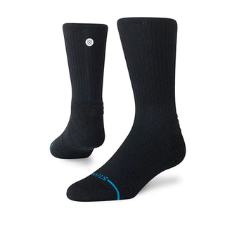 STANCE ถุงเท้าวิ่ง RUNNING SOCKS รุ่น SOLID MID RIBBED CREW RUNNING SOCK MID CUSHUIN SIZE L