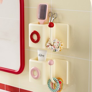 กล่องเก็บหวีเครื่องประดับผมแบบติดผนังWall mounted hair acces…