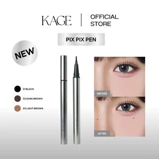 ปากกาดาเมจ แต้มไฝ แต้มกระ KAGE PIX PIX PEN | หัวกลม เขียนง่าย สีเป็นธรรมชาติ กันน้ำ กันเหงื่อ ติดทน 3 เฉดสี