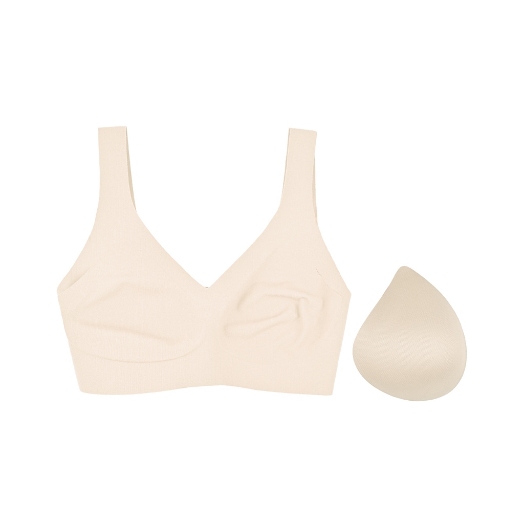 sloggi เสื้อชั้นในไม่มีโครง รุ่น sloggi ZF Natural Bralette AX รหัส 10227470 สีเนื้อ 3559 — صورة 4