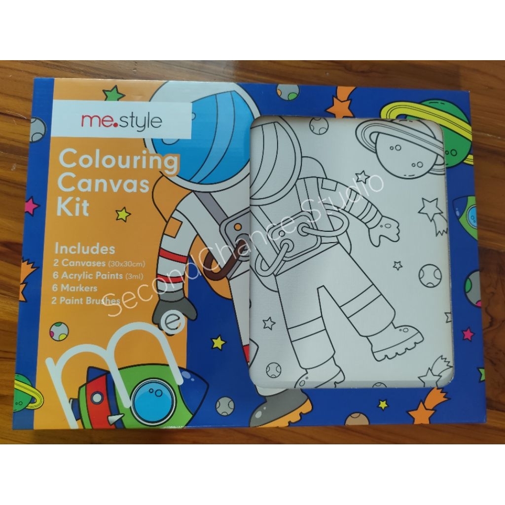 me.style Colouring Canvas Kit ชุดระบายสีผ้าใบ สภาพ 100% ไม่เคยแกะใช้งาน