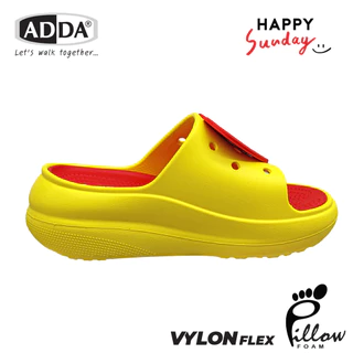 ADDA x HAPPY SUNDAY ลิขสิทธิ์แท้ Pillow Form รองเท้าแตะ สำหรับผู้หญิง รุ่น 5PF08W3 (ไซส์ 4-7)