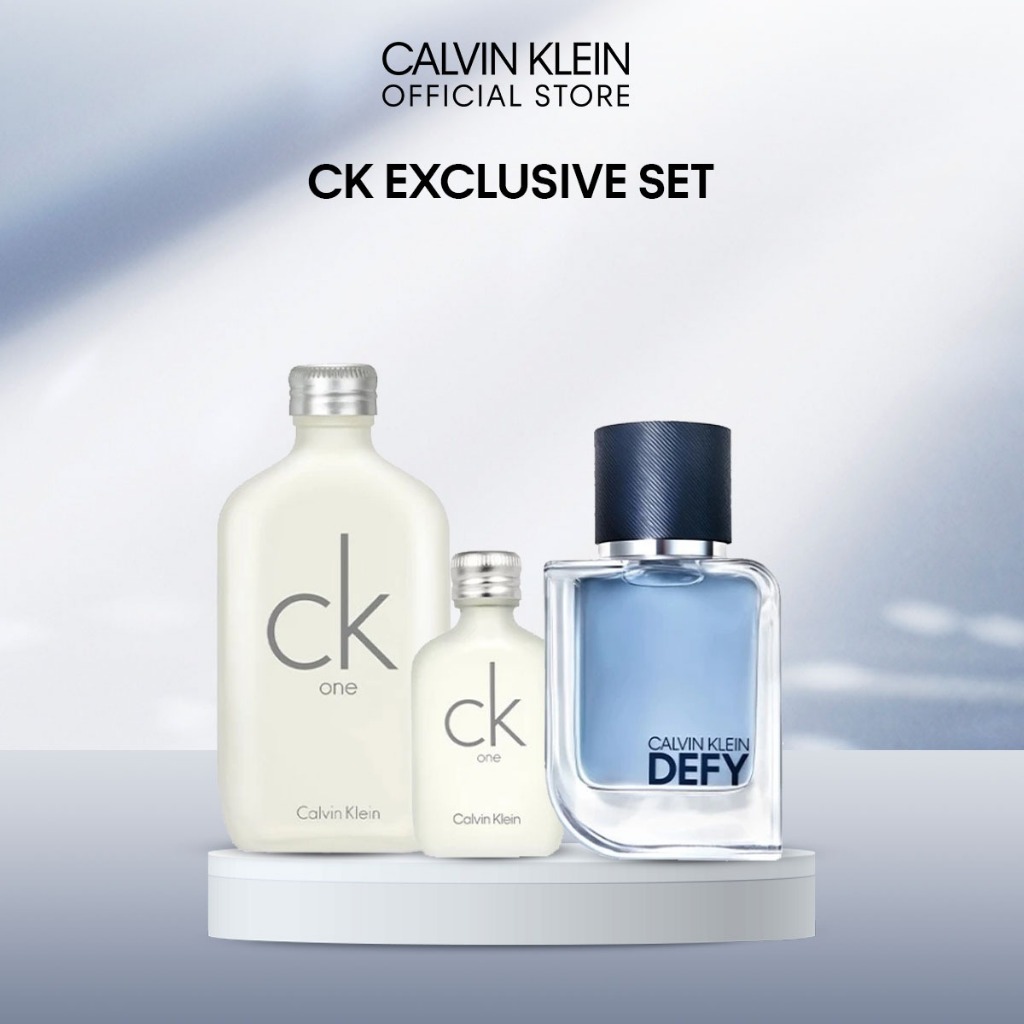 [Exclusive Set] Calvin Klein Fragrances CK Favorite For Men Set - CK One EDT 100ml + DEFY EDT 50ml