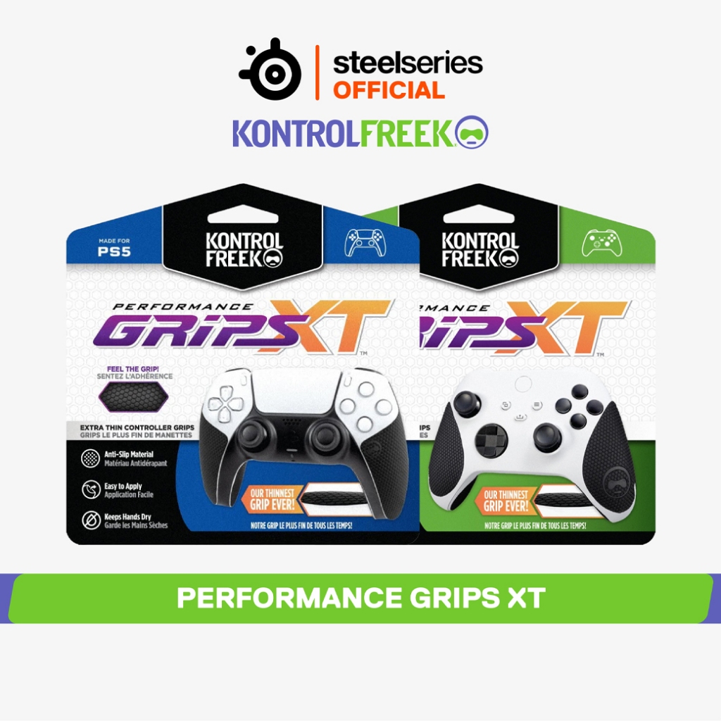 Kontrolfreek Performance Grips XT for PS5 / XBOX กริปจอยแบบบางพิเศษ วัสดุพรีเมียม จับกระชับ สบายมือ