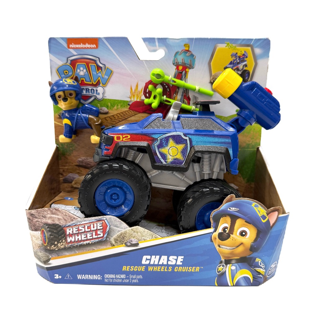 PAW PATROL Rescue Wheel Chase  ของเล่นยานพาหนะพร้อมฟิกเกอร์