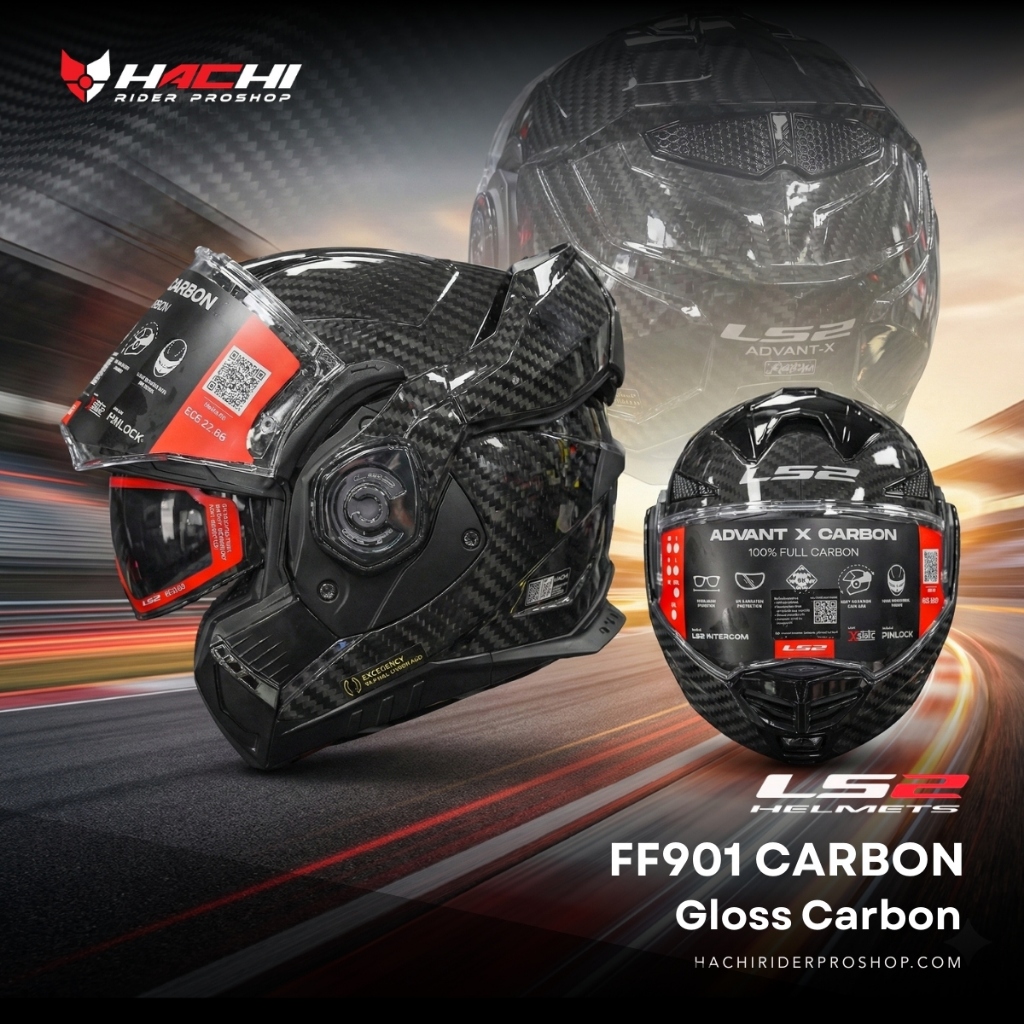 LS2 FF901 CARBON - Gloss Carbon