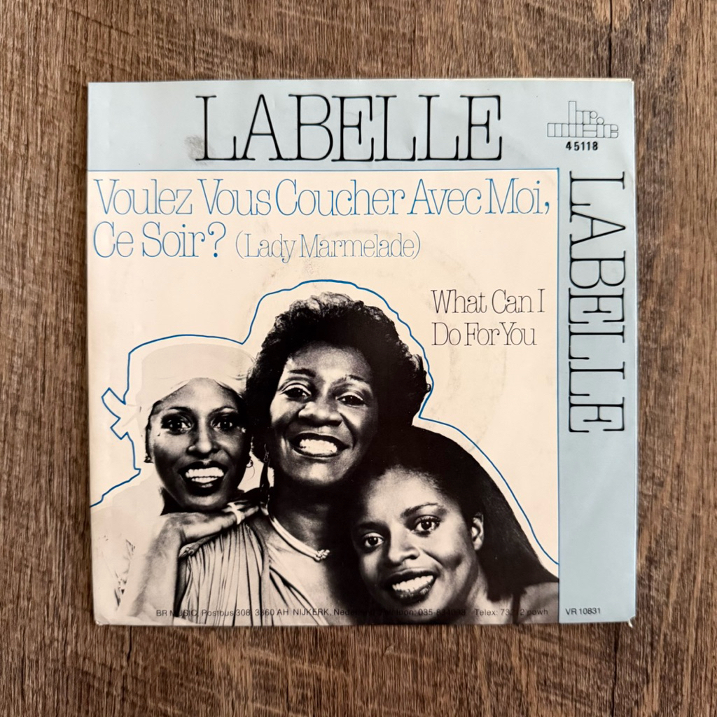 แผ่นเสียง Labelle - Lady Marmalade vinyl lp 7”(VG+)