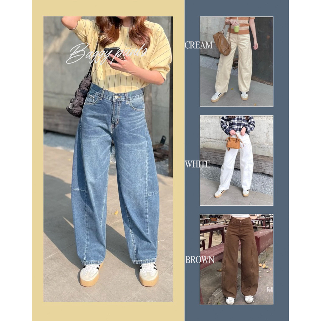 Snazzy shop - Baggy curve jeans
