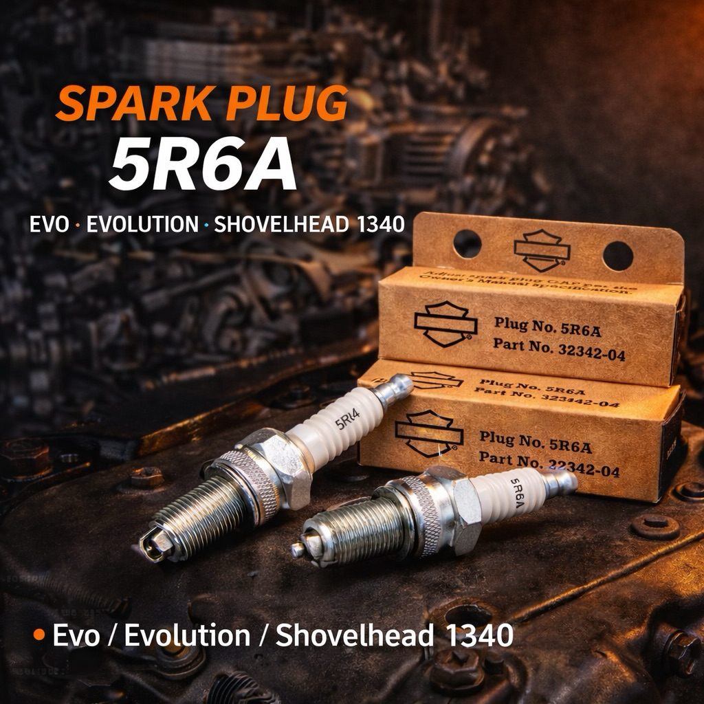 หัวเทียน รถปีเก่า ปีลึก.เครื่องEvo,Shovelheads