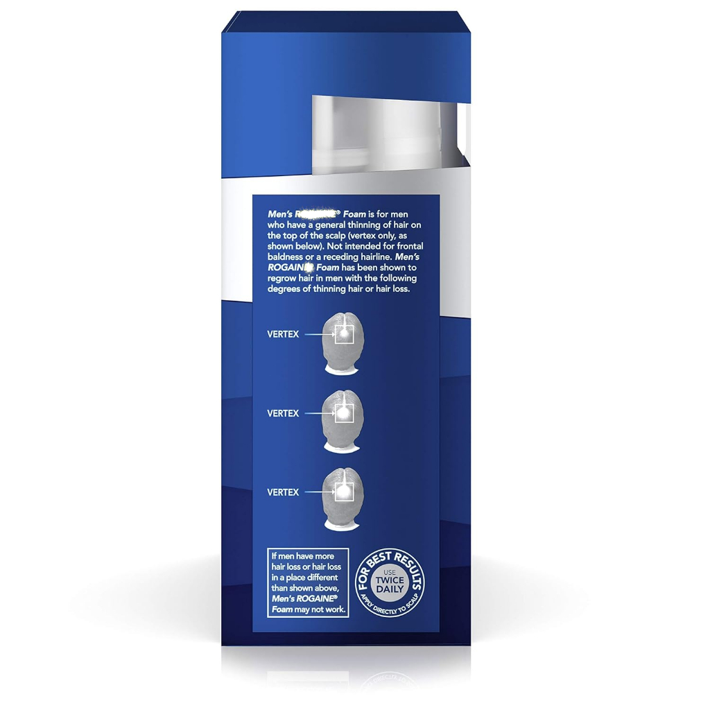 Men's hair foam from the USA, imported from overseas—helps solve hair loss problems.