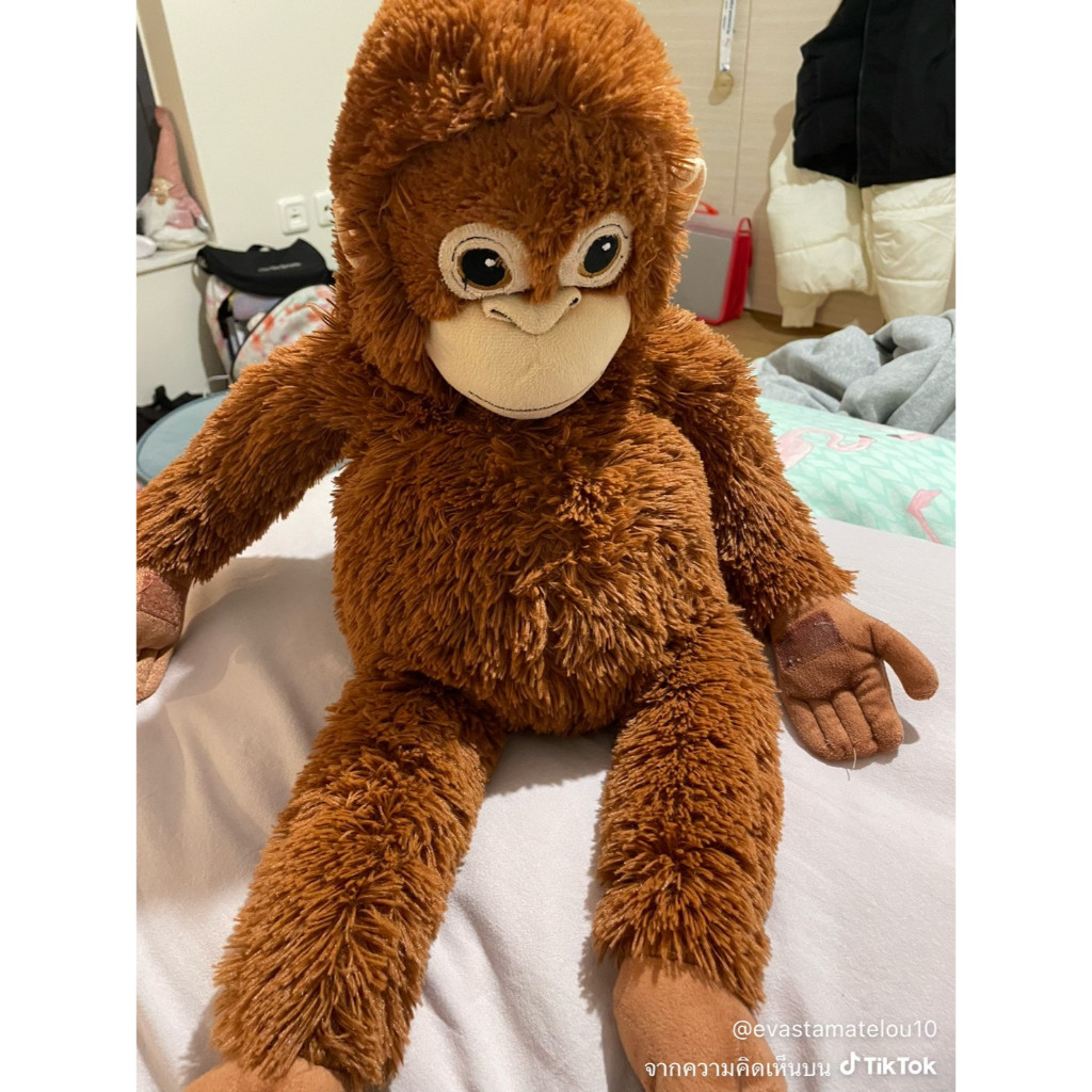 แม่ของพันช์คุง ตุ๊กตาลิง 66 เซน ห้อยหลังได้ Punchi-kun ตุ๊กตาแม่ลิง