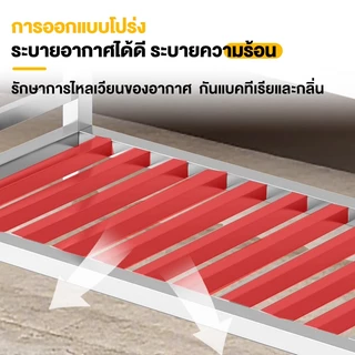 LOADNIX ชั้นวางของ สแตนเลส แข็งแรง แผ่นชั้นแบบท่อเหล็ก ความสูงคงที่ ใช้ในครัวหรืออุตสาหกรรม