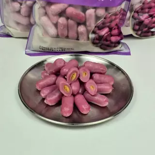 Sweet Potato Tteokbokki 1KG แป้งต๊อกบกกีสอดไส้ รสมันม่วง 고구마 떡볶이 Topokki ต๊อกบกกี