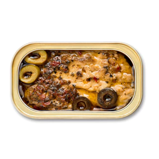 [Pre-order] King Oscar, Mackerel Mediterranean style, 115g คิงออสการ์ ปลาแมคเคอเรล สไตล์เมดิเตอร์เรเนียน ไม่มีหนังและกระ