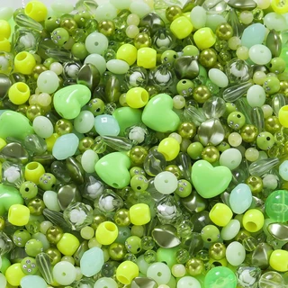 [20g] ลูกปัดอะคริลิคผสม คละแบบ โทนสีสวย DIY สำหรับทำกำไล สร้อยคอ งานฝีมือต่างๆ