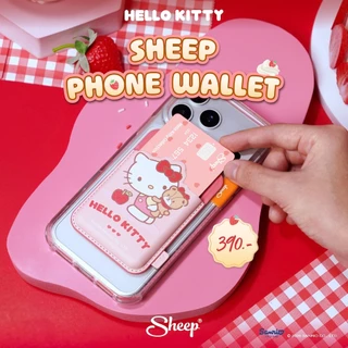 [MS Wallet Hello Kitty] Hello Kitty Collection MS Wallet ที่ใส่บัตรแม่เหล็กแปะหลังโทรศัพท์ สำหรับเคสแม่เหล็ก ลายคิตตี้