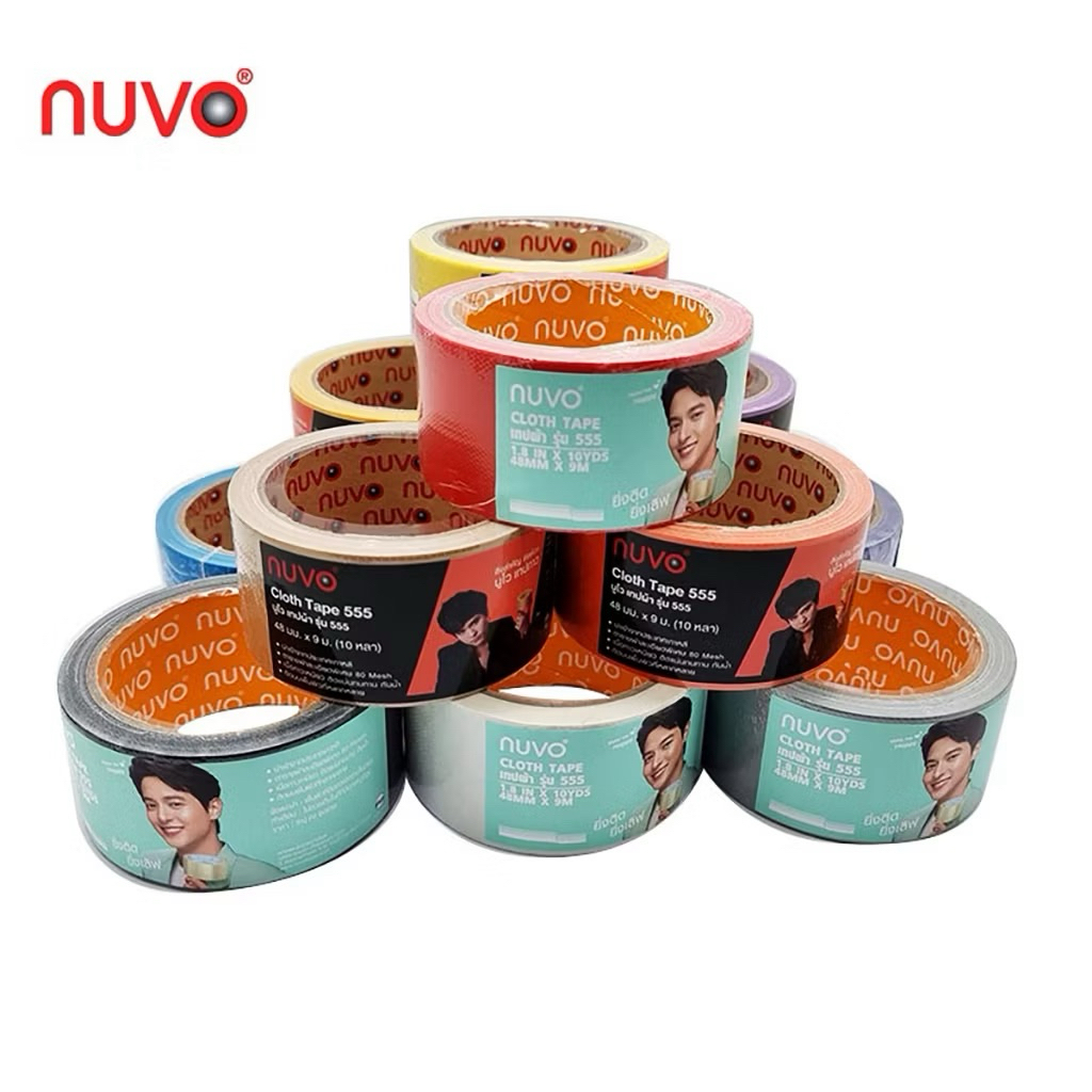 เทปผ้า 2นิ้ว NUVO 48mm x 8y Cloth Tape