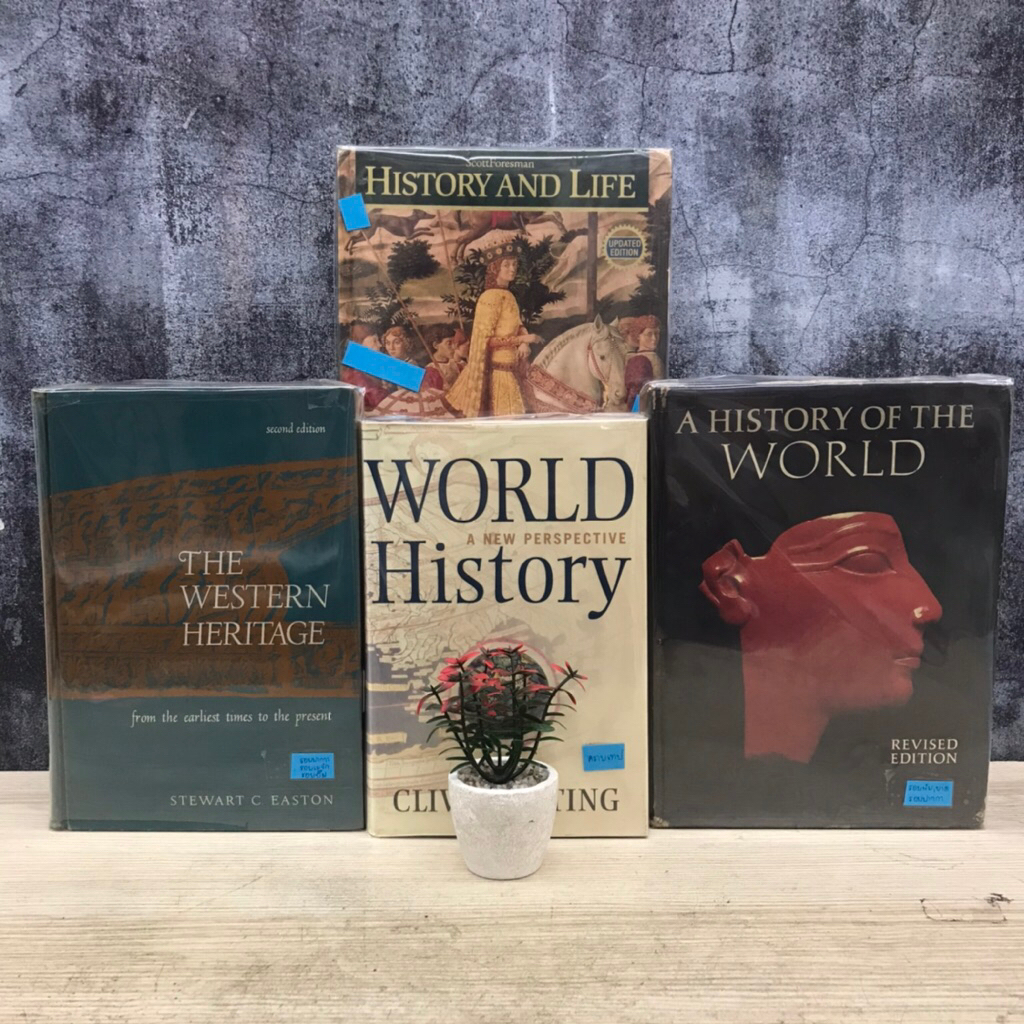 📜หนังสือภาษาอังกฤษ:World History V3779 The Western Heritage V3780 A History V3781 History And Life V3782