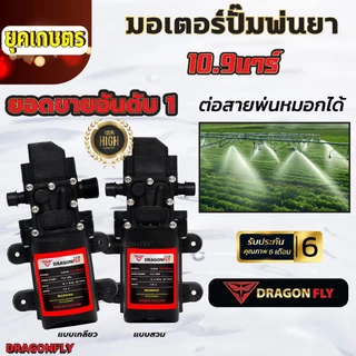 มอเตอร์ปั้มพ่นยา มอเตอร์ปั้มพ่นหมอก 10.9 บาร์ 12โวลล์ ตัดออโต้