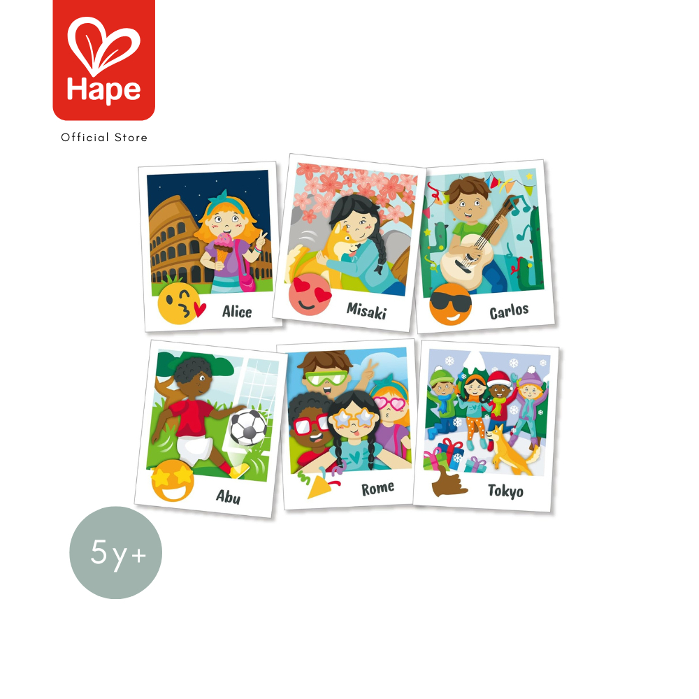 Hape 2-in-1 World Tour Puzzle and Game	เกมปริศนาแผนที่ทัวร์รอบโลก	5Y+ รูปที่ 7