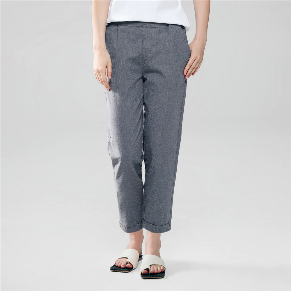 GIORDANO กางเกงขายาวผู้หญิง Women's Audrey Pants 05426257